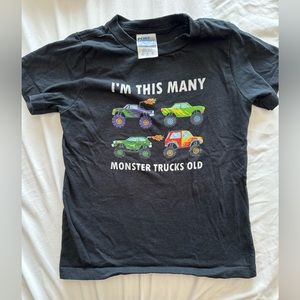 4T boys monster truck Tshirt